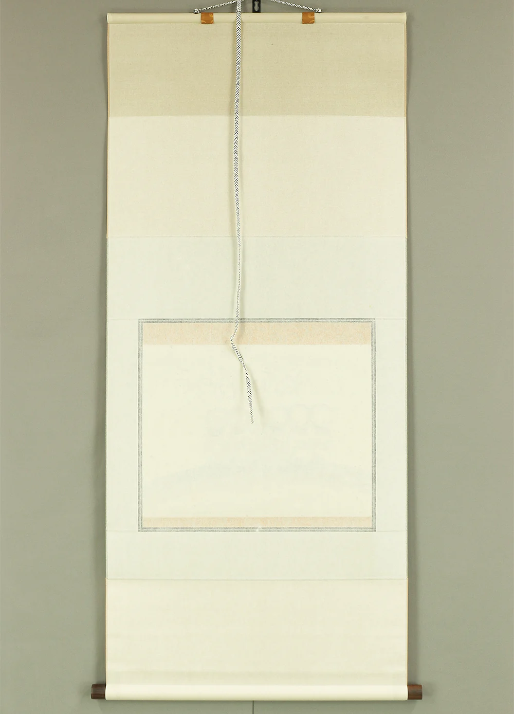 酒井萌一 Sakai Hoichi (b1953) Japanese art kakejiku kakemono wall hanging scroll / 一日清閑一日福 Ichijitsu Seikan Ichijitu Fuku and Six Jizo with Original Box (Tomobako) RC532 - Image 13