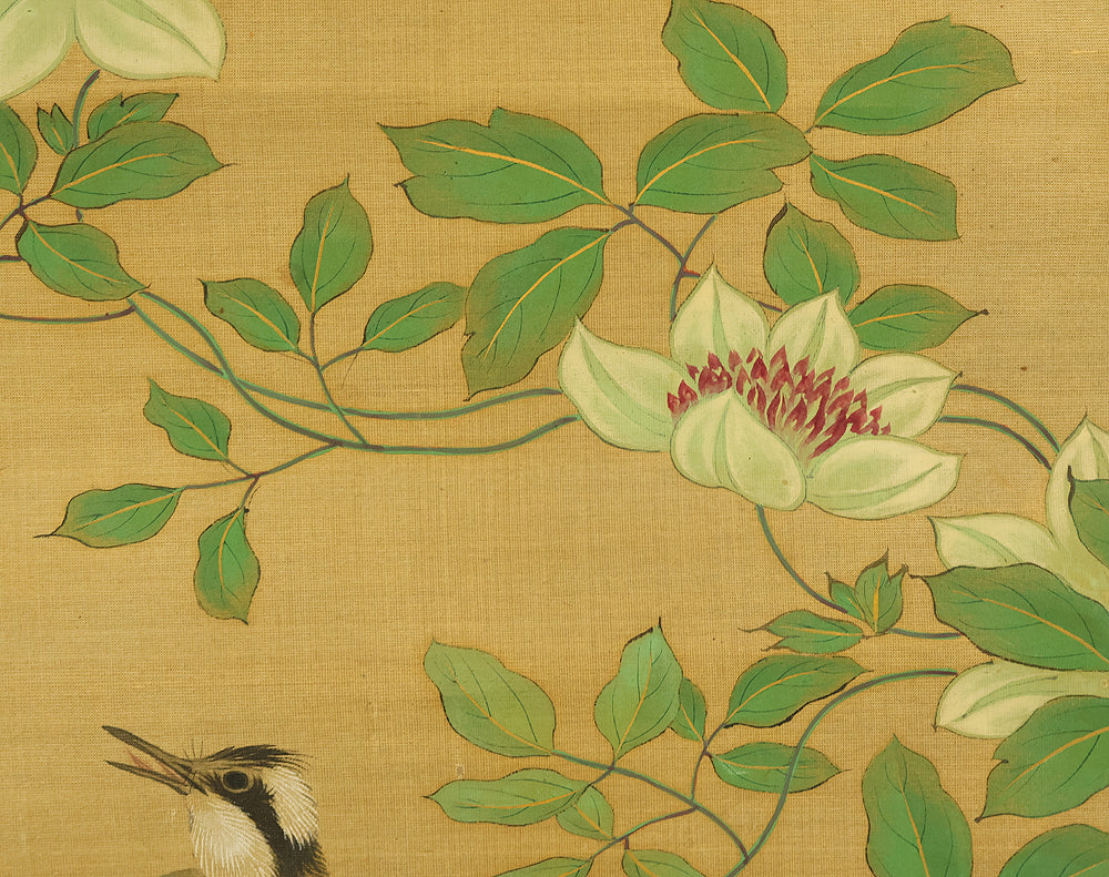酒井抱一 Sakai Hoitsu (1761-1828) Japanese art kakejiku kakemono wall hanging scroll / Cretimus and Two Little Birds RE140 - Image 10