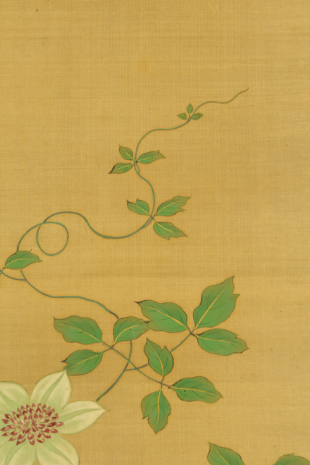 酒井抱一 Sakai Hoitsu (1761-1828) Japanese art kakejiku kakemono wall hanging scroll / Cretimus and Two Little Birds RE140 - Image 8