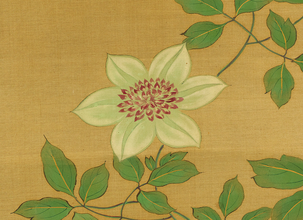 酒井抱一 Sakai Hoitsu (1761-1828) Japanese art kakejiku kakemono wall hanging scroll / Cretimus and Two Little Birds RE140 - Image 9