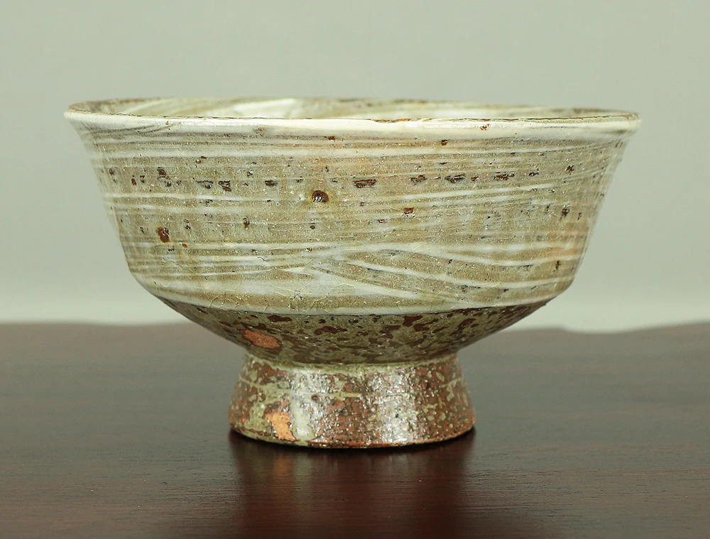 笹山登古 Sasayama Toko (b 1929) Takatori ware Tea Bowl with Original Box / Japanese Tea Ceremony Utensil VA150 - Image 3