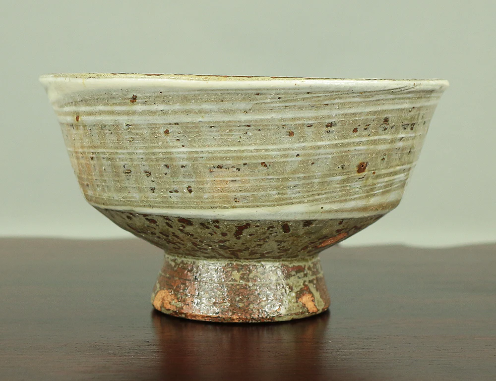 笹山登古 Sasayama Toko (b 1929) Takatori ware Tea Bowl with Original Box / Japanese Tea Ceremony Utensil VA150 - Image 4