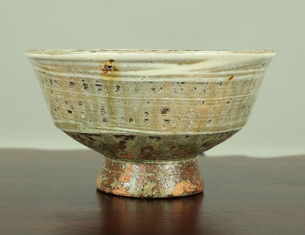 笹山登古 Sasayama Toko (b 1929) Takatori ware Tea Bowl with Original Box / Japanese Tea Ceremony Utensil VA150 - Image 5
