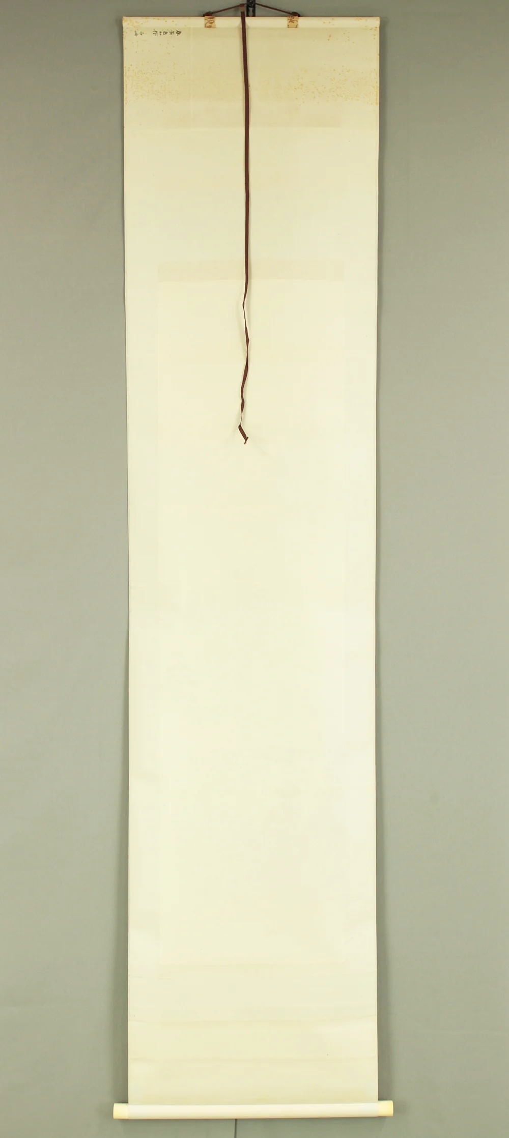 佐藤古岫 Sato Koshu Japanese art kakejiku kakemono wall hanging scroll / Spring Landscape Old House in Mountains with Original Box (Tomobako) RD612 - Image 16