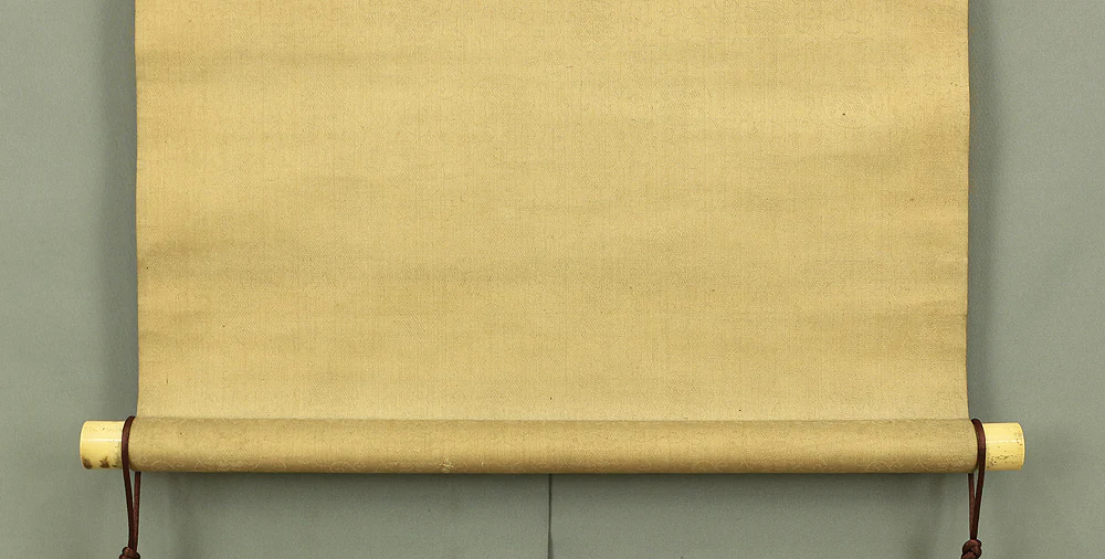仙厓義梵 Sengai Gibon (1750-1837) Japanese antique art kakejiku kakemono wall hanging scroll / Daikokuten and Three Pieces of Haiku Poems ca. 1828-1833 RA880 - Image 16