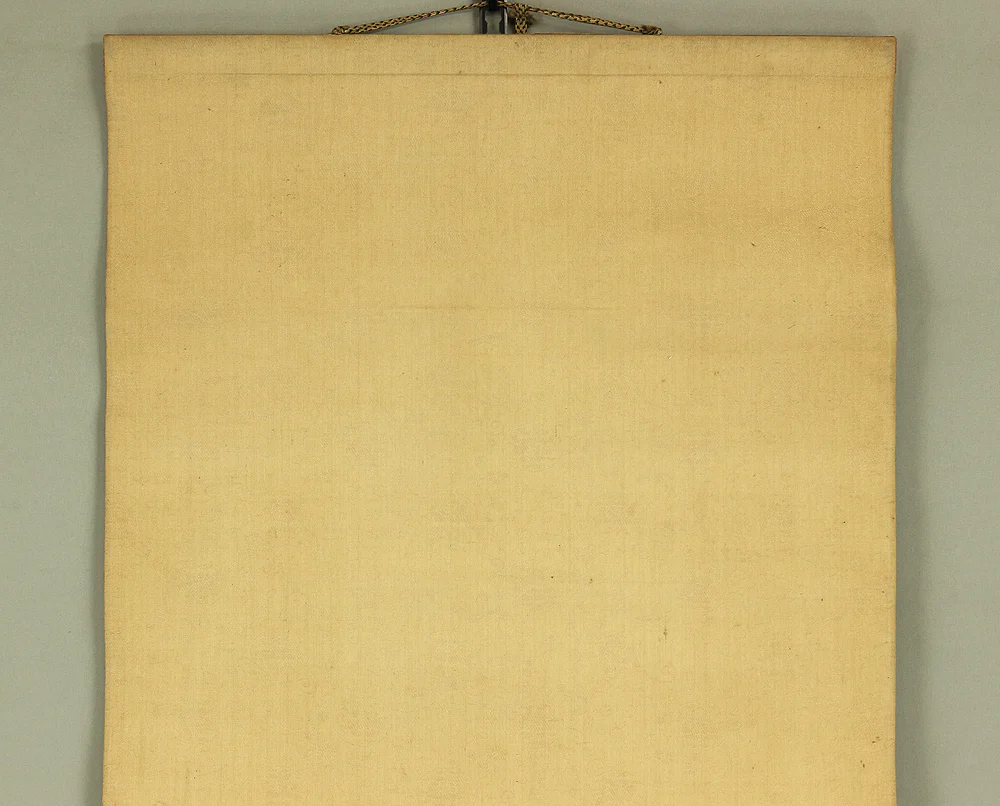 仙厓義梵 Sengai Gibon (1750-1837) Japanese antique art kakejiku kakemono wall hanging scroll / Daikokuten and Three Pieces of Haiku Poems ca. 1828-1833 RA880 - Image 4