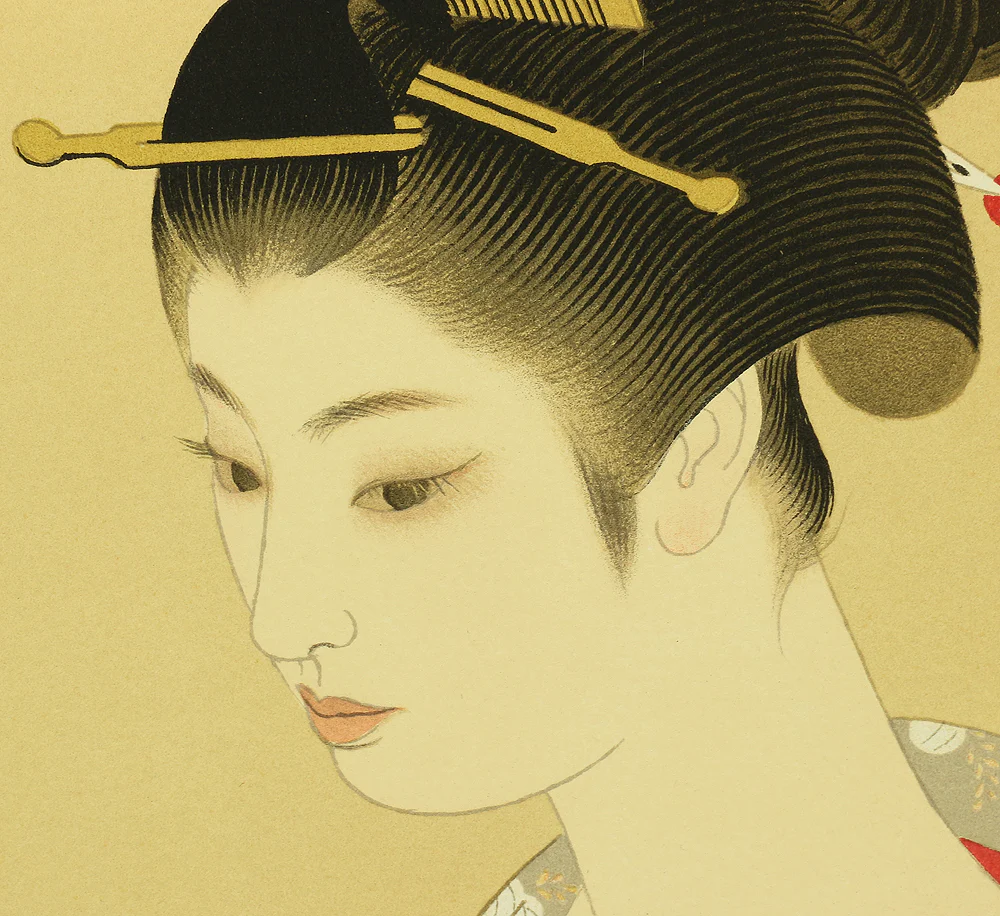 'On Hold' 志村立美 Shimura Tatsumi (1907-1980) Japanese art Lithograph Shitaku「支度」 (Dressing) Edition 257/300 NW369 - Image 7