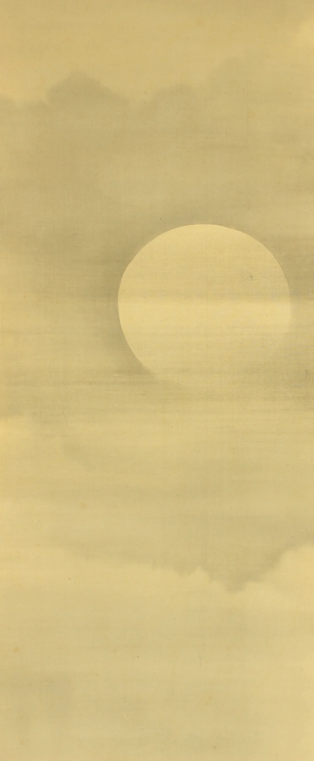 篠田豊岳 Shinoda Hogaku Japanese art kakejiku kakemono wall hanging scroll / Autumn Moon with Appraised Box RD374 - Image 4