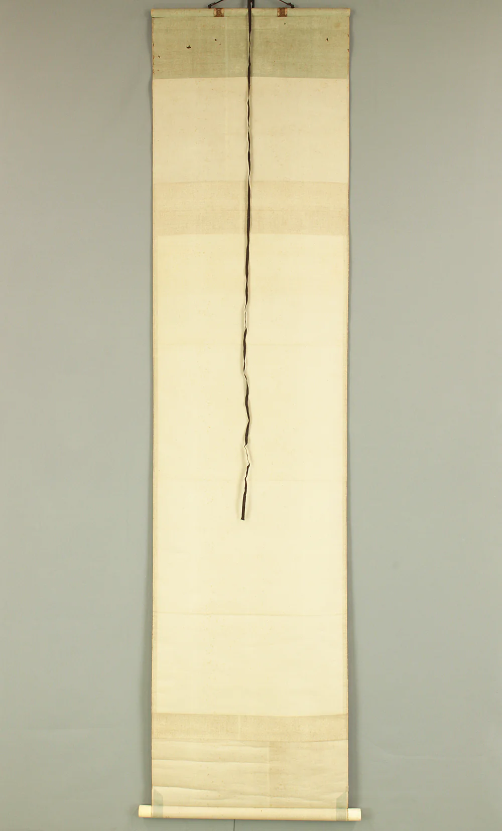 塩川文麟 Shiokawa Bunrin (1808-1877) Japanese antique art kakejiku kakemono wall hanging scroll / Moon Peeking From Behind Clouds with Box RC839 - Image 11