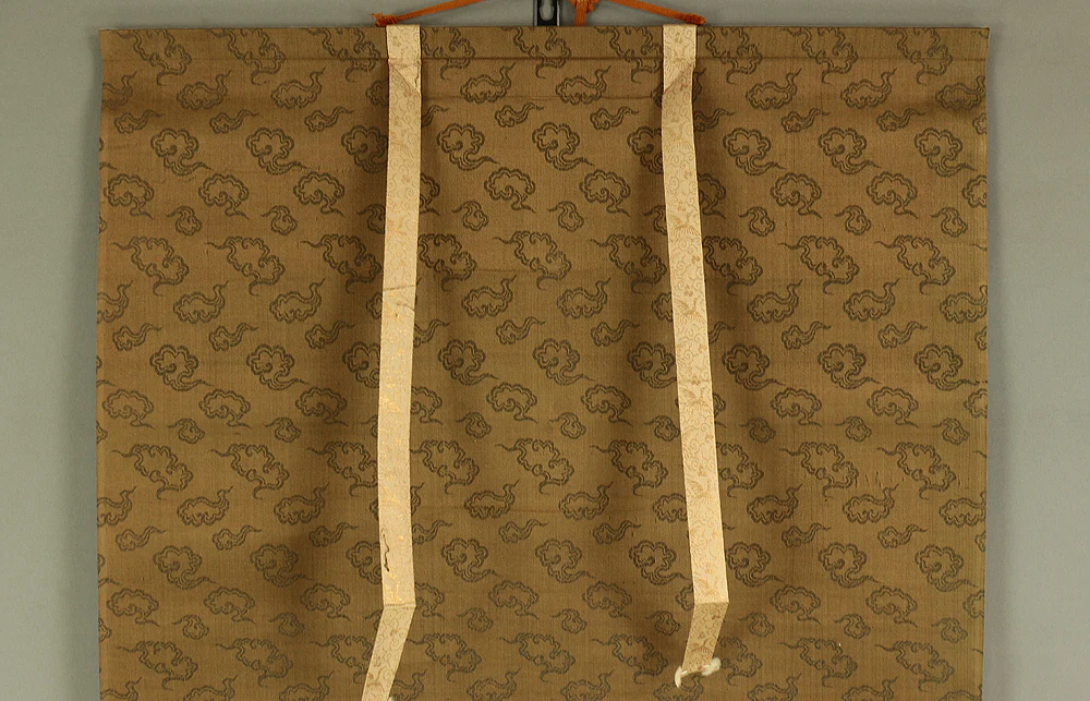 秋月等観 Shugetsu Tokan (active around 1490) Japanese antique art paired kakejiku kakemono wall hanging scrolls / Broken Ink Landscape (Haboku Suiboku Ink Sansui) River Boat Wise Man RB966 - Image 3