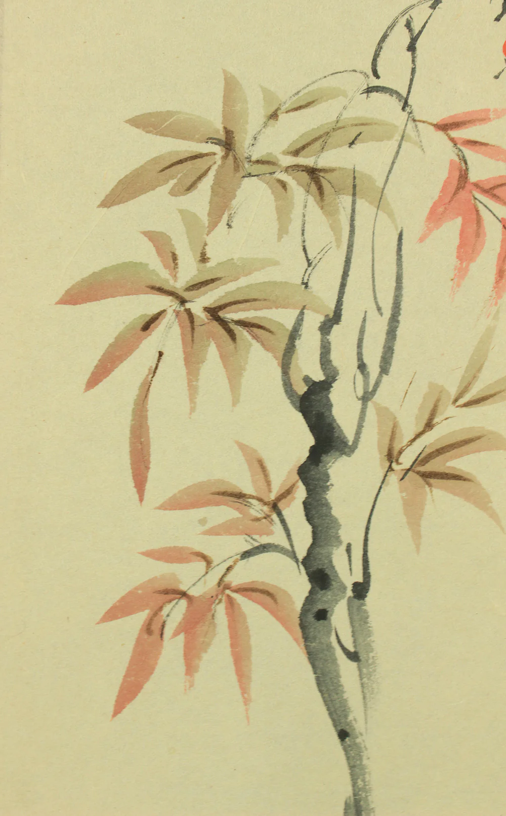 須賀玄道 Suga Gendo (b1919) Daitoku-ji Japanese Zen kakejiku kakemono wall hanging scroll / Nandina, Amur adonis, and Two Sparrows - 福寿 (Long Life and happiness) with Original Box (Tomobako) RD747 - Image 12