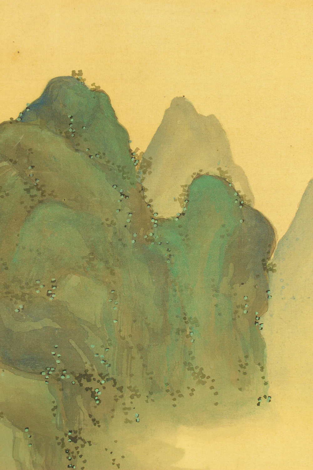 鈴木松年 Suzuki Shonen (1848-1918) Japanese art kakejiku kakemono wall hanging scroll / Landscapes Waterfalls and River with Original Double Box (Tomobako) RD246 - Image 6