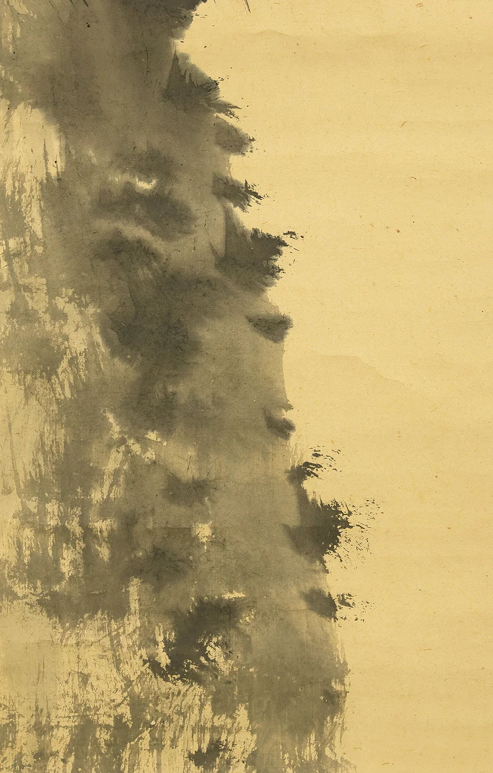 鈴木松年 Suzuki Shonen (1848-1918) Japanese art kakejiku kakemono wall hanging scroll / Rising Sun and Pine Tree with Appraised Box RD934 - Image 10