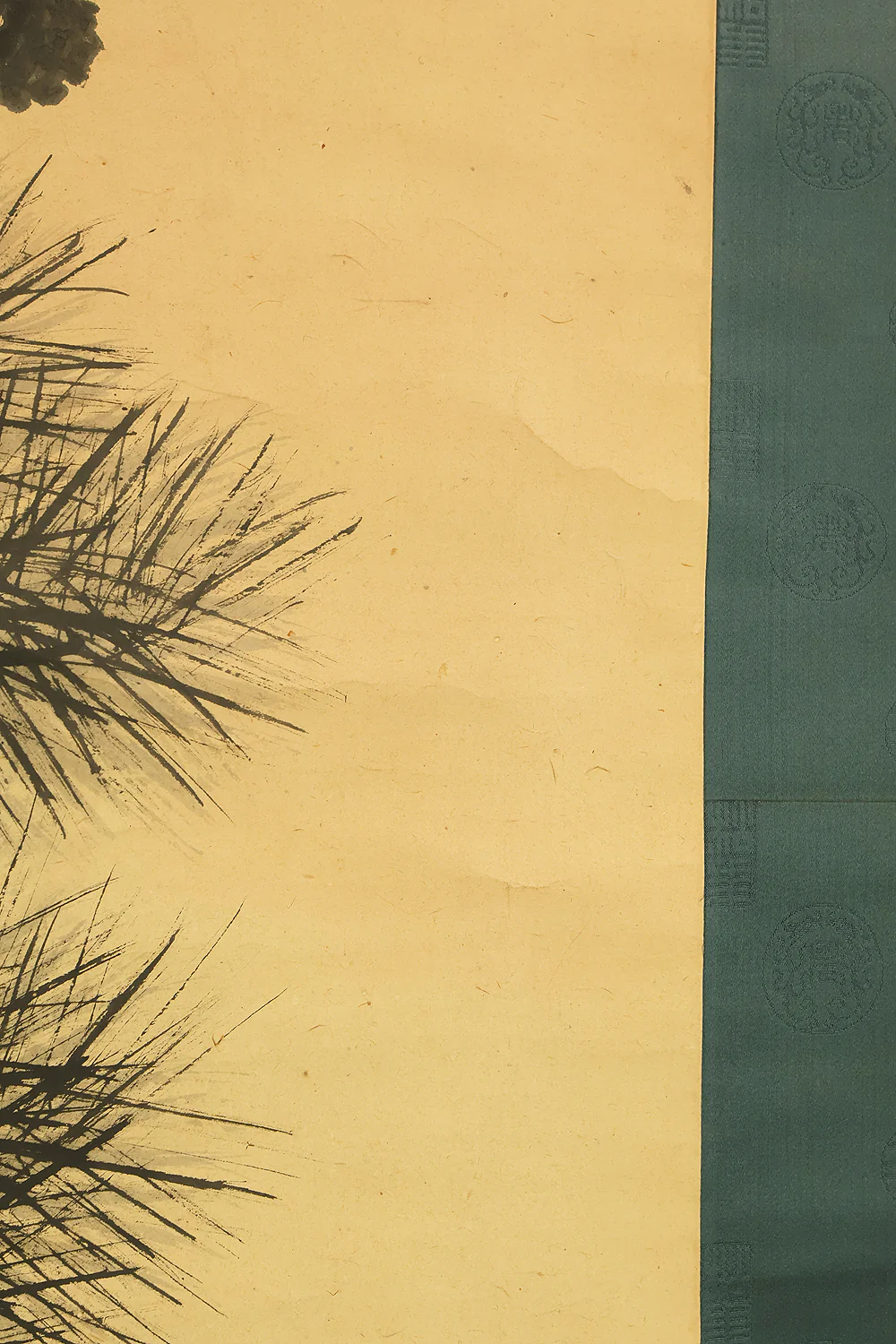 鈴木松年 Suzuki Shonen (1848-1918) Japanese art kakejiku kakemono wall hanging scroll / Rising Sun and Pine Tree with Appraised Box RD934 - Image 14