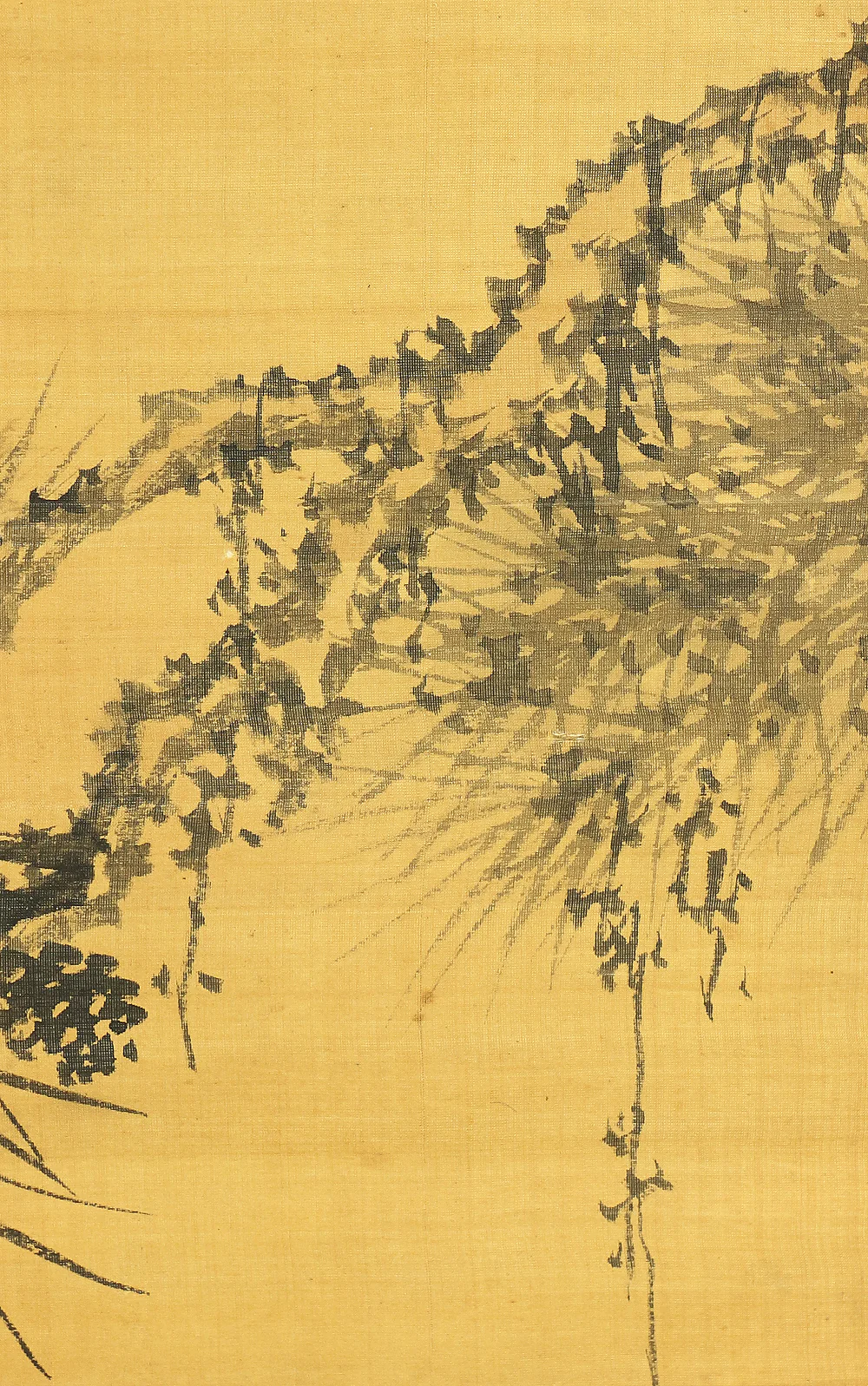 鈴木松年 Suzuki Shonen (1848-1918) Japanese art kakejiku kakemono wall hanging scroll / Rising Sun and Pine Tree with Box RB552 - Image 5