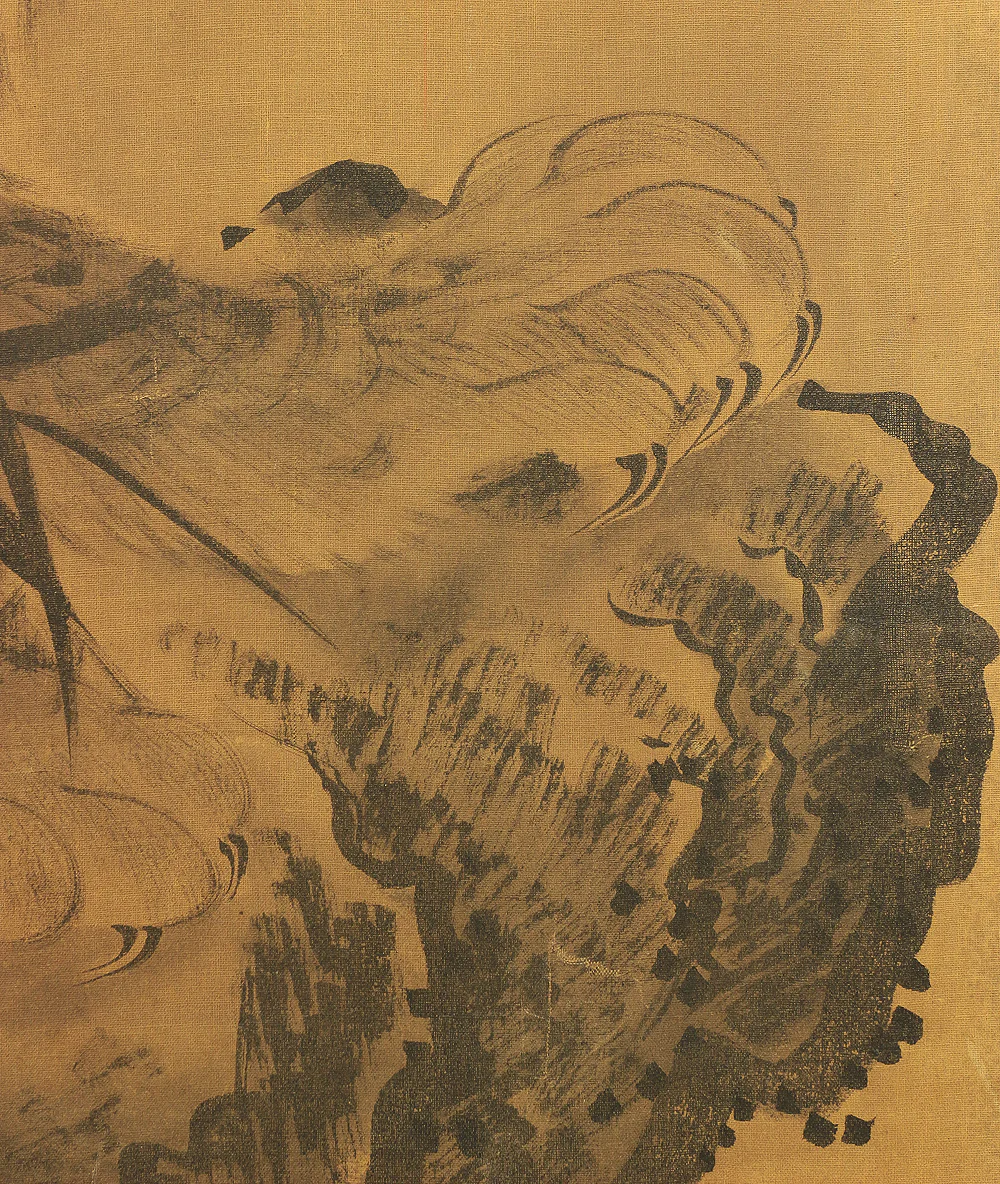 鈴木松年 Suzuki Shonen (1848-1918) Japanese Pair of Room divider Byobu 6 panels Folding screen / Shoki, Kiyomizu-dera in autumn, Dragon, Tiger, Chicken, Hotei, Pine Tree, Kiyomizu-dera in winter, Crane, Jurojin, Arashiyama in spring etc V888 - Image 30