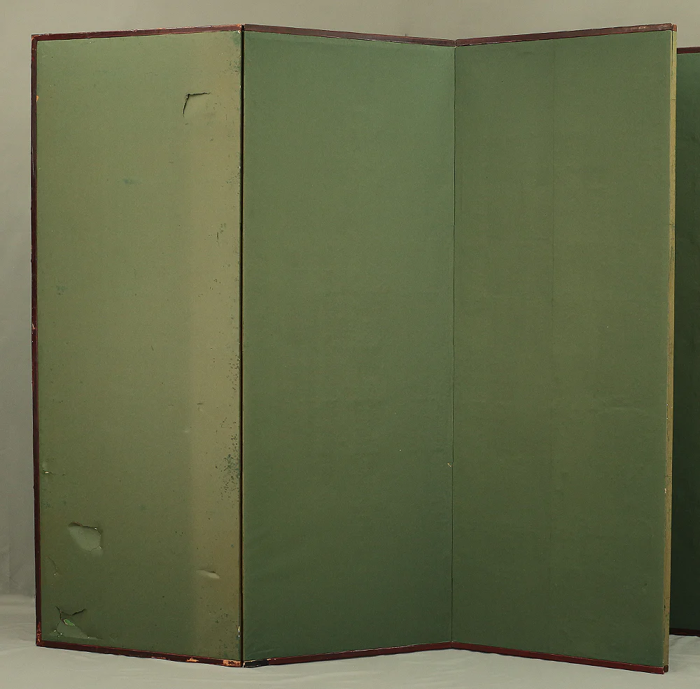 鈴木松年 Suzuki Shonen (1848-1918) Japanese Pair of Room divider Byobu 6 panels Folding screen / Shoki, Kiyomizu-dera in autumn, Dragon, Tiger, Chicken, Hotei, Pine Tree, Kiyomizu-dera in winter, Crane, Jurojin, Arashiyama in spring etc V888 - Image 48