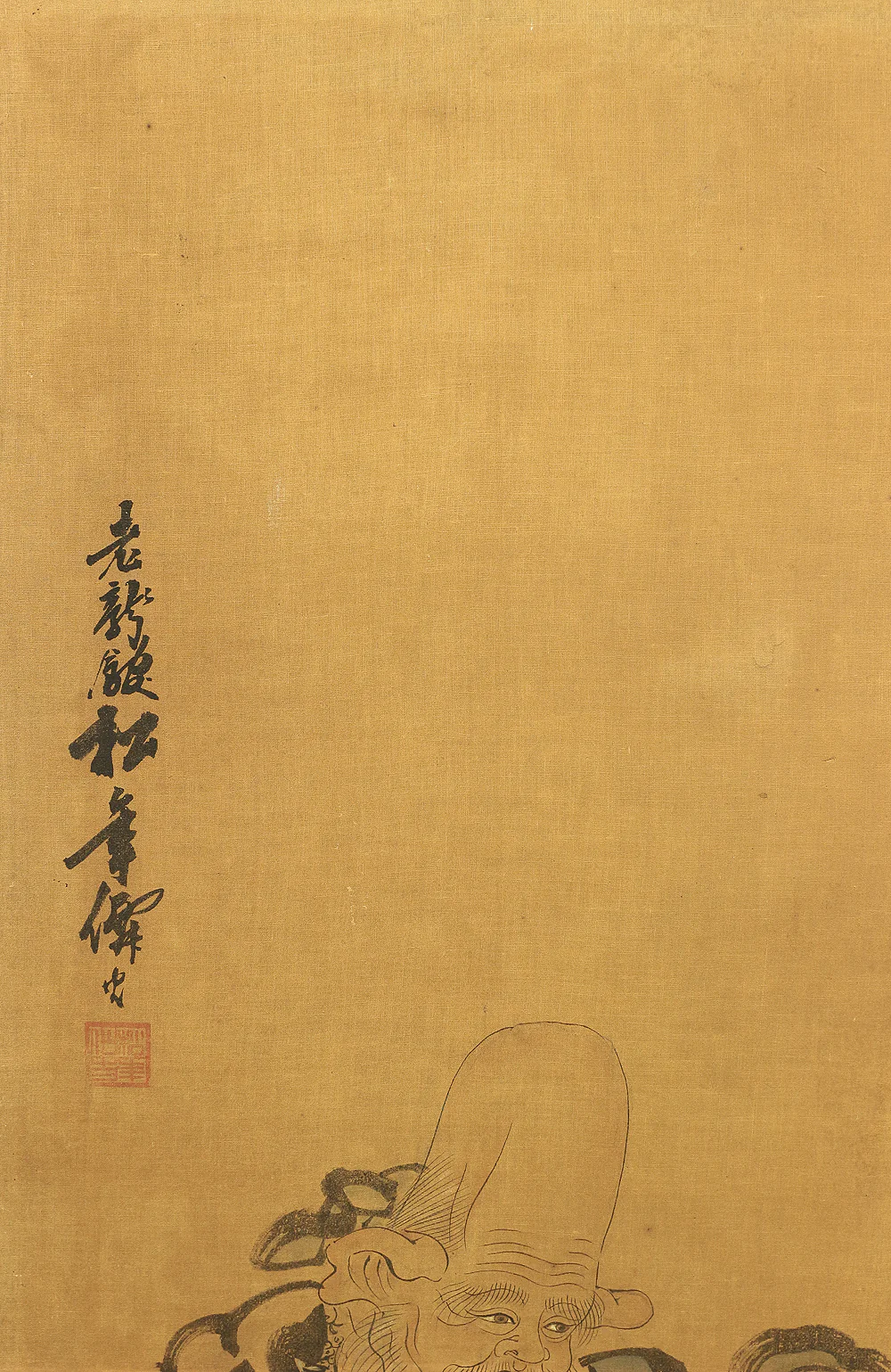 鈴木松年 Suzuki Shonen (1848-1918) Japanese Pair of Room divider Byobu 6 panels Folding screen / Shoki, Kiyomizu-dera in autumn, Dragon, Tiger, Chicken, Hotei, Pine Tree, Kiyomizu-dera in winter, Crane, Jurojin, Arashiyama in spring etc V888 - Image 79
