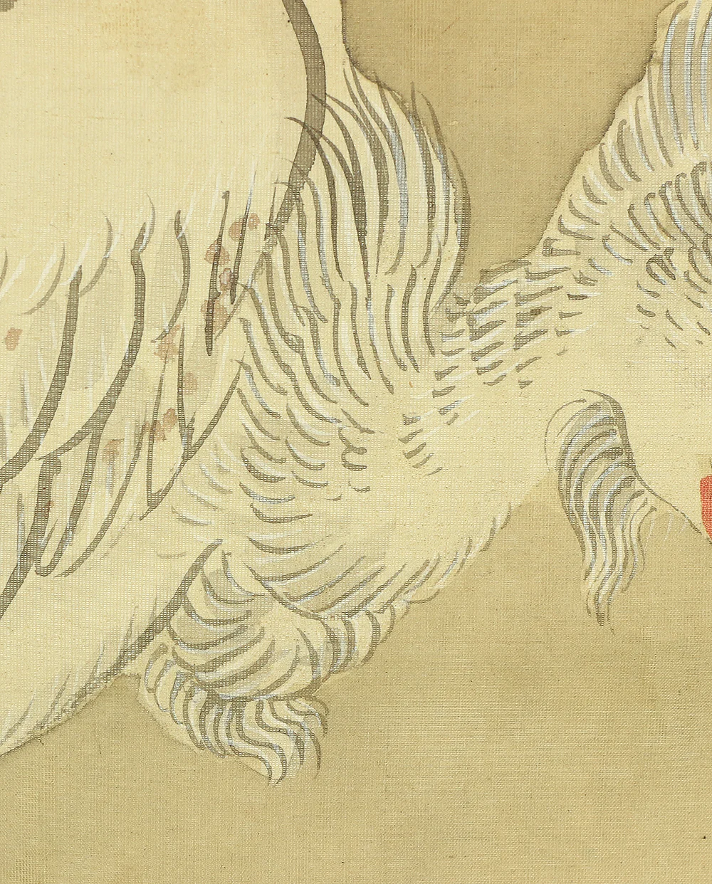 田中日華 Tanaka Nikka (?-1845) Japanese antique art Paired kakejiku kakemono wall hanging scrolls / Auspicious Beast - 麒麟鳳凰 Qilin and Phoenix with Box RA921 - Image 29