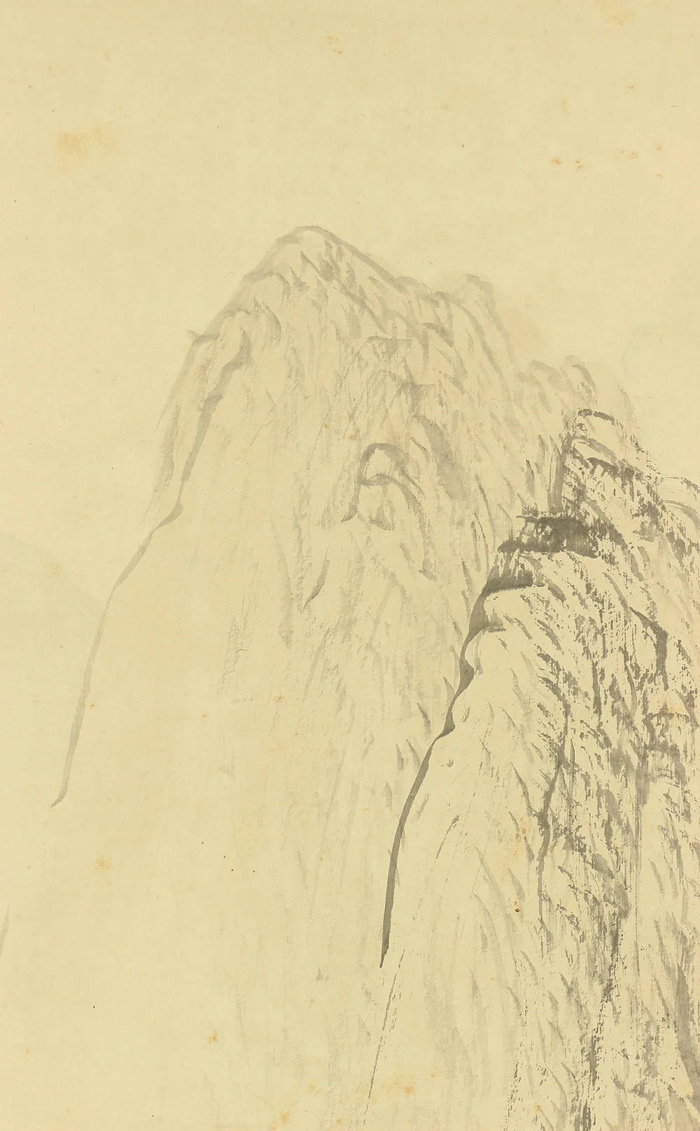 田中頼璋 Tanaka Raisho (1868-1940) Japanese art kakejiku kakemono wall hanging scroll / Mountains, River, Pine Trees, Landscapes Angler Crossing Bridge RC729 - Image 6