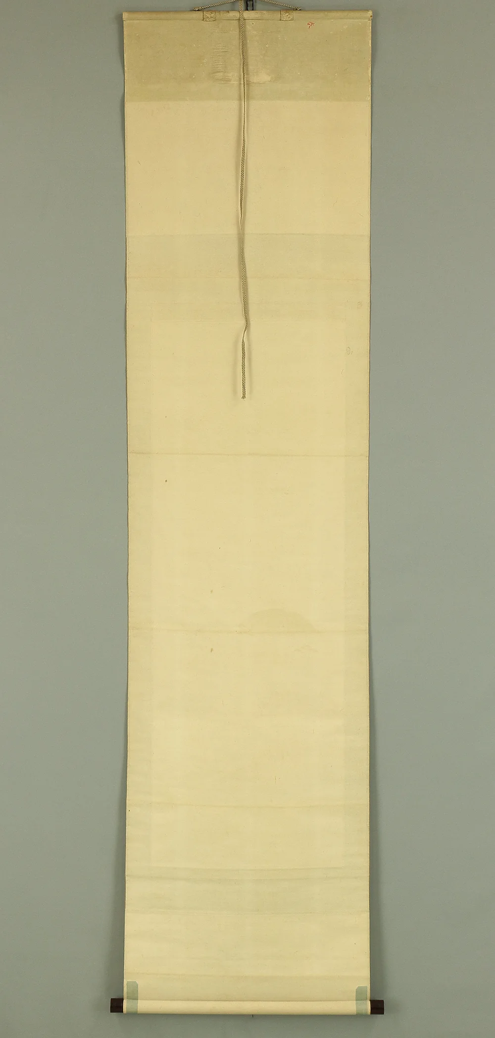 田中訥言 Tanaka Totsugen (1767-1823) Japanese antique art kakejiku kakemono wall hanging scroll / Spring and Autumn Mt. Fuji Landscape Sansui with Box A415 - Image 11