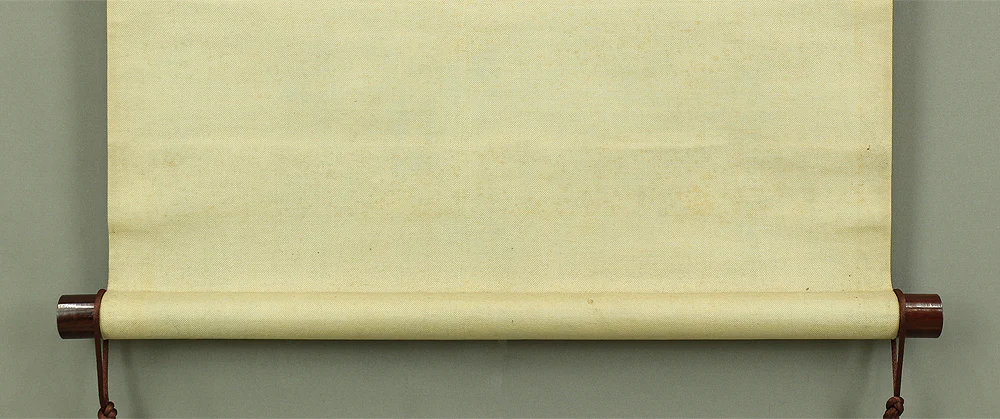田中訥言 Tanaka Totsugen (1767-1823) Japanese antique art kakejiku kakemono wall hanging scroll / Spring and Autumn Mt. Fuji Landscape Sansui with Box A415 - Image 20