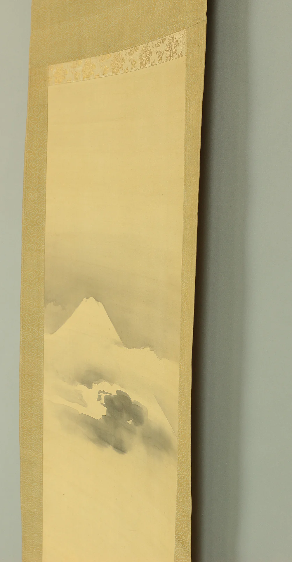 田中訥言 Tanaka Totsugen (1767-1823) Japanese antique art kakejiku kakemono wall hanging scroll / Spring and Autumn Mt. Fuji Landscape Sansui with Box A415 - Image 21