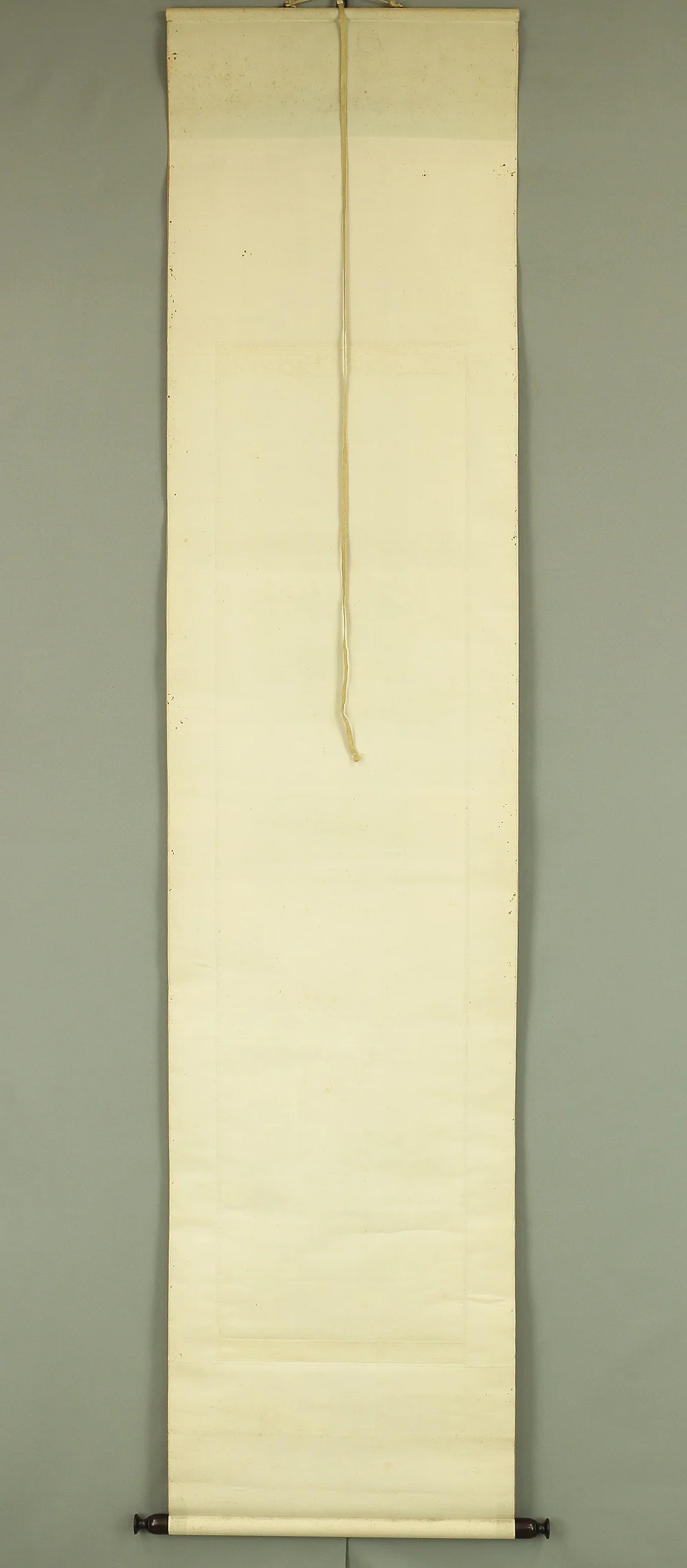 田能村直入Tanomura Chokunyu Japanese antique art kakejiku kakemono wall hanging scroll / Mt. Fuji, pine, bamboo & ume tree with Box W874 - Image 22