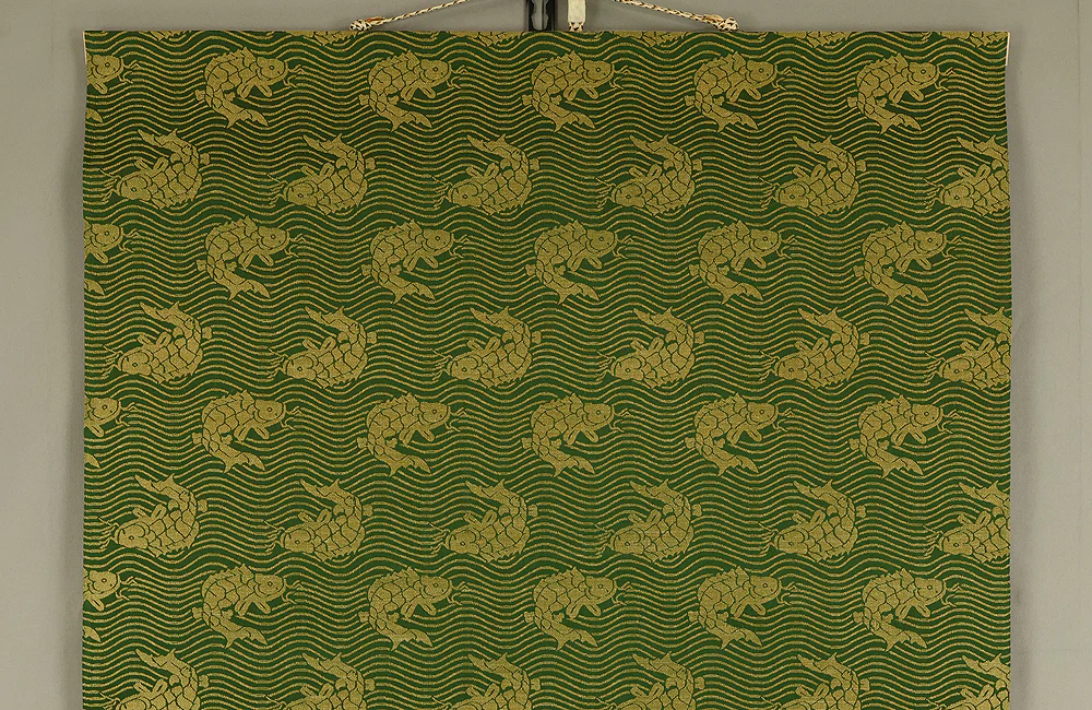 富岡鉄斎 Tomioka Tessai (1837-1924) Japanese art kakejiku kakemono wall hanging scroll / Ebisu and Sea Bream with Box RE421 - Image 3