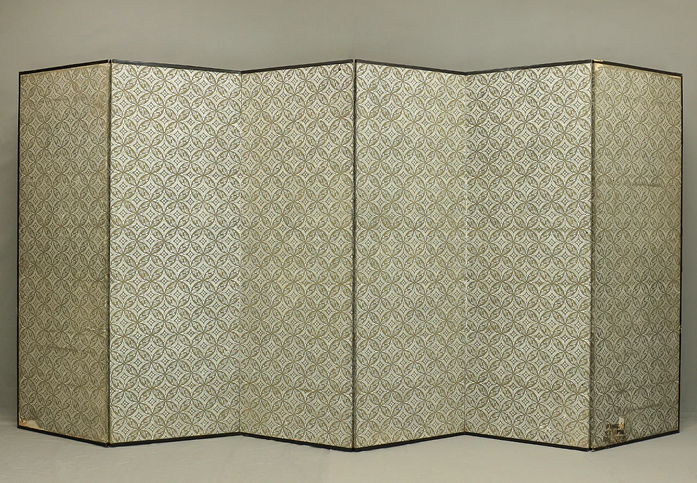 土佐光貞 Tosa Mitsusada (1738-1806) Japanese Paired Byobu Room divider 6 panels Folding screens "Gold Leaf Yamato-e (Classical Japanese style painting) Figures Scenery" V826 - Image 42