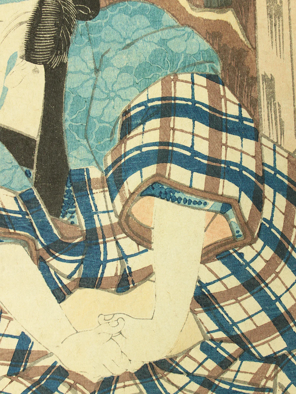 歌川国貞 Utagawa Kunisada (1786-1865) Japanese antique art Original Ukiyo-e woodblock print / 'Hunter Shibaroku' 猟師 芝六 OW218 - Image 5