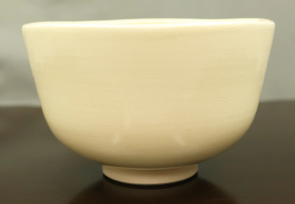 和田妙山 Wada Myozan Kyo ware 'Cherry Blossoms Tree Tea Bowl' with Original Box (Tomobako) VB218 - Image 5