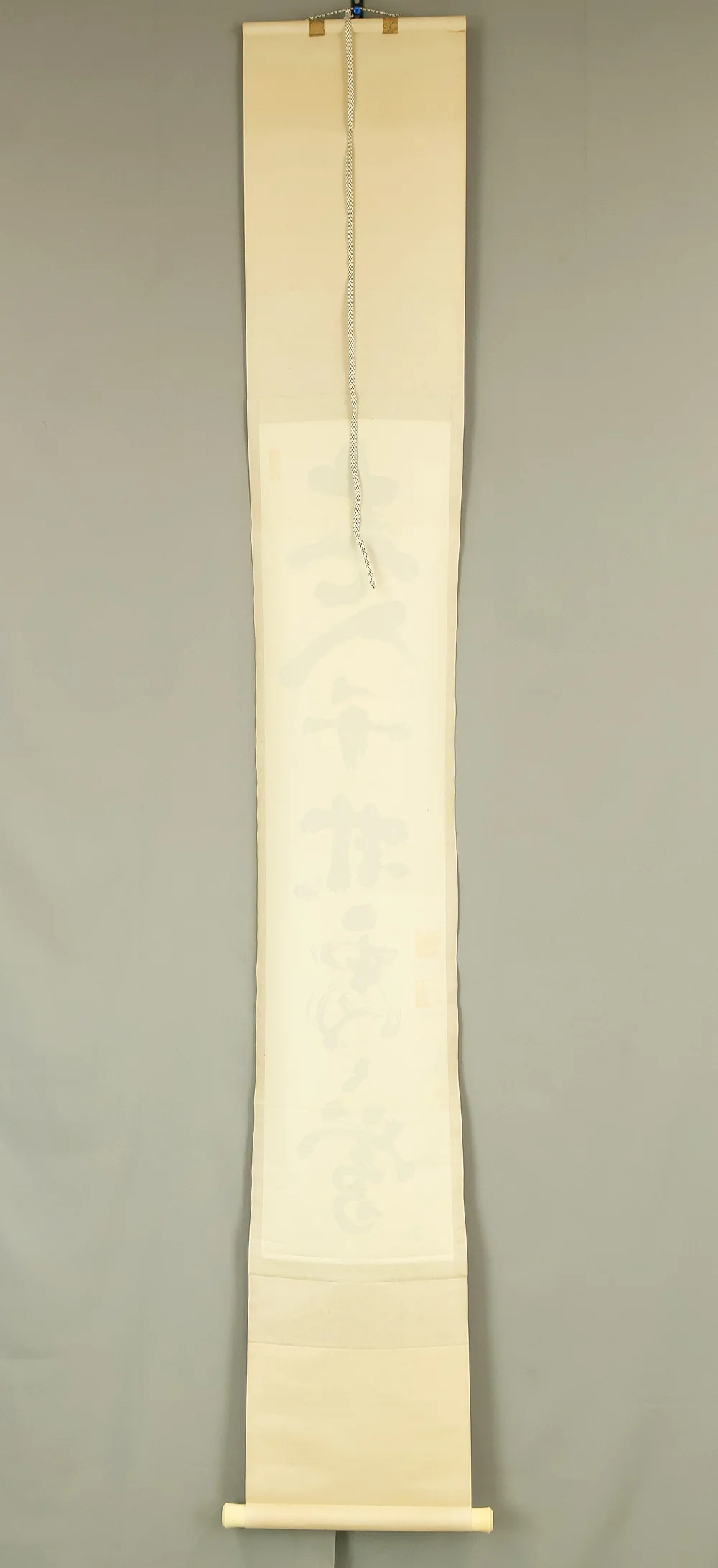 山田無文 Yamada Mumon (1900-1988) Myoshin-ji temple monk priest Japanese Zen kakejiku kakemono wall hanging scroll / 春入千林處々鶯 Haru Senrinniiru Shoshono Uguisu with Box RE856 - Image 11