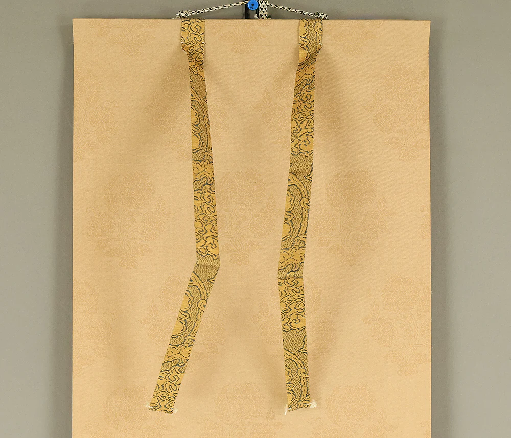山田無文 Yamada Mumon (1900-1988) Myoshin-ji temple monk priest Japanese Zen kakejiku kakemono wall hanging scroll / 春入千林處々鶯 Haru Senrinniiru Shoshono Uguisu with Box RE856 - Image 3