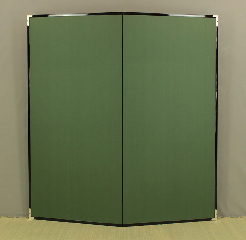 山口吉旺 Yamaguchi Kichio (b1912) 'Fierce Tiger in Bamboo Forest' Two Panels Folding Screens Byobu Room Dividers with Original Box (Tomobako) VA875 - Image 20