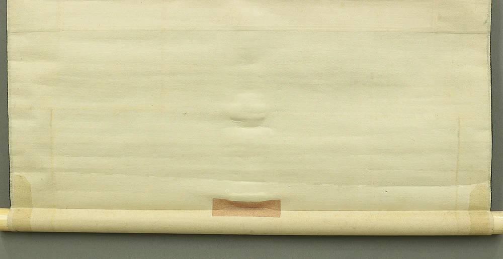 山本梅荘 Yamamoto Baiso 1917 Spring (Taisho 6) Japanese antique art Paired kakejiku kakemono wall hanging scrolls / 金烏玉兎 Sun & Moon with Original Box (Tomobako) A302 - Image 13