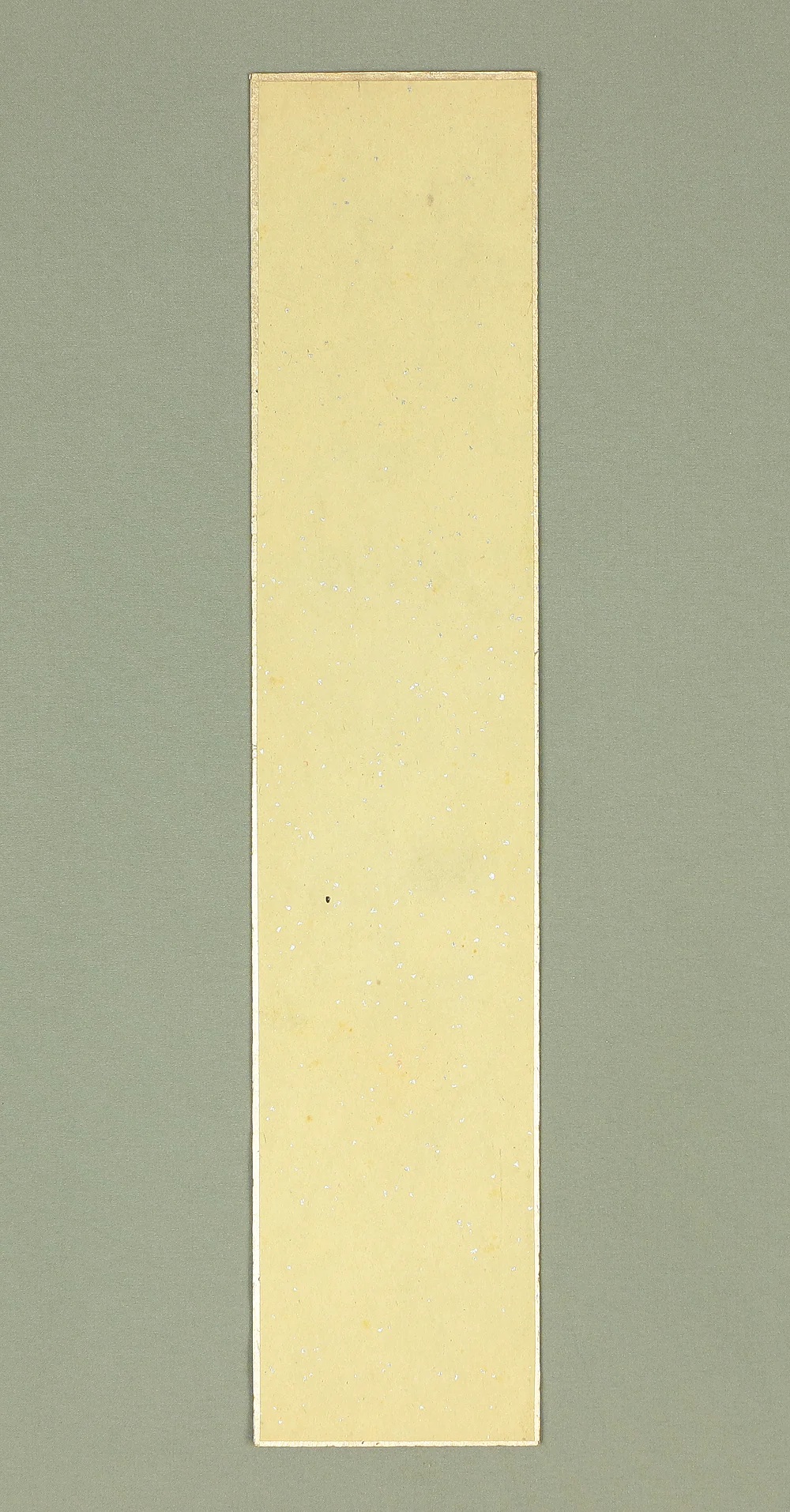 山本倉丘 Yamamoto Sokyu (1893-1993) Japanese art Tanzaku rectangle strip paintings set of four / Four Season's Plants and Flowers Bracken (Spring) Thistle (Summer) Bellflower (Autumn) Nandina (Winter) with Original Box (Tomobako) TA63 - Image 26
