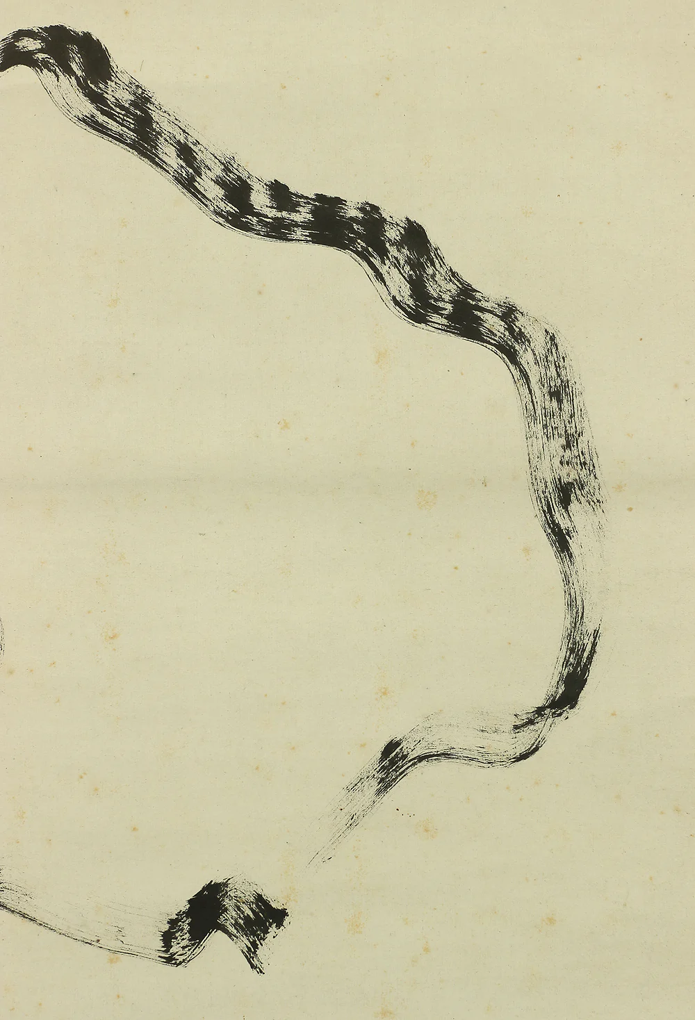山岡鉄舟 Yamaoka Tesshu (1836-1888) Japanese antique art kakejiku kakemono wall hanging scroll / Skull 可憐無定河邊骨 猶是春閨夢裡人 with Box A525 - Image 10