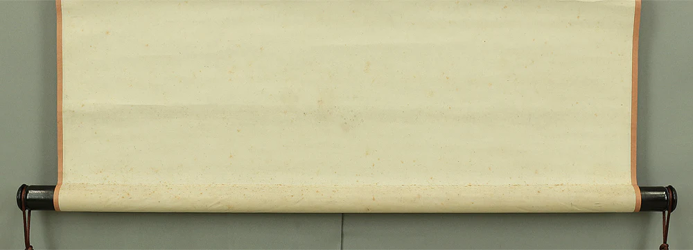 山岡鉄舟 Yamaoka Tesshu (1836-1888) Japanese antique art kakejiku kakemono wall hanging scroll / Skull 可憐無定河邊骨 猶是春閨夢裡人 with Box A525 - Image 12