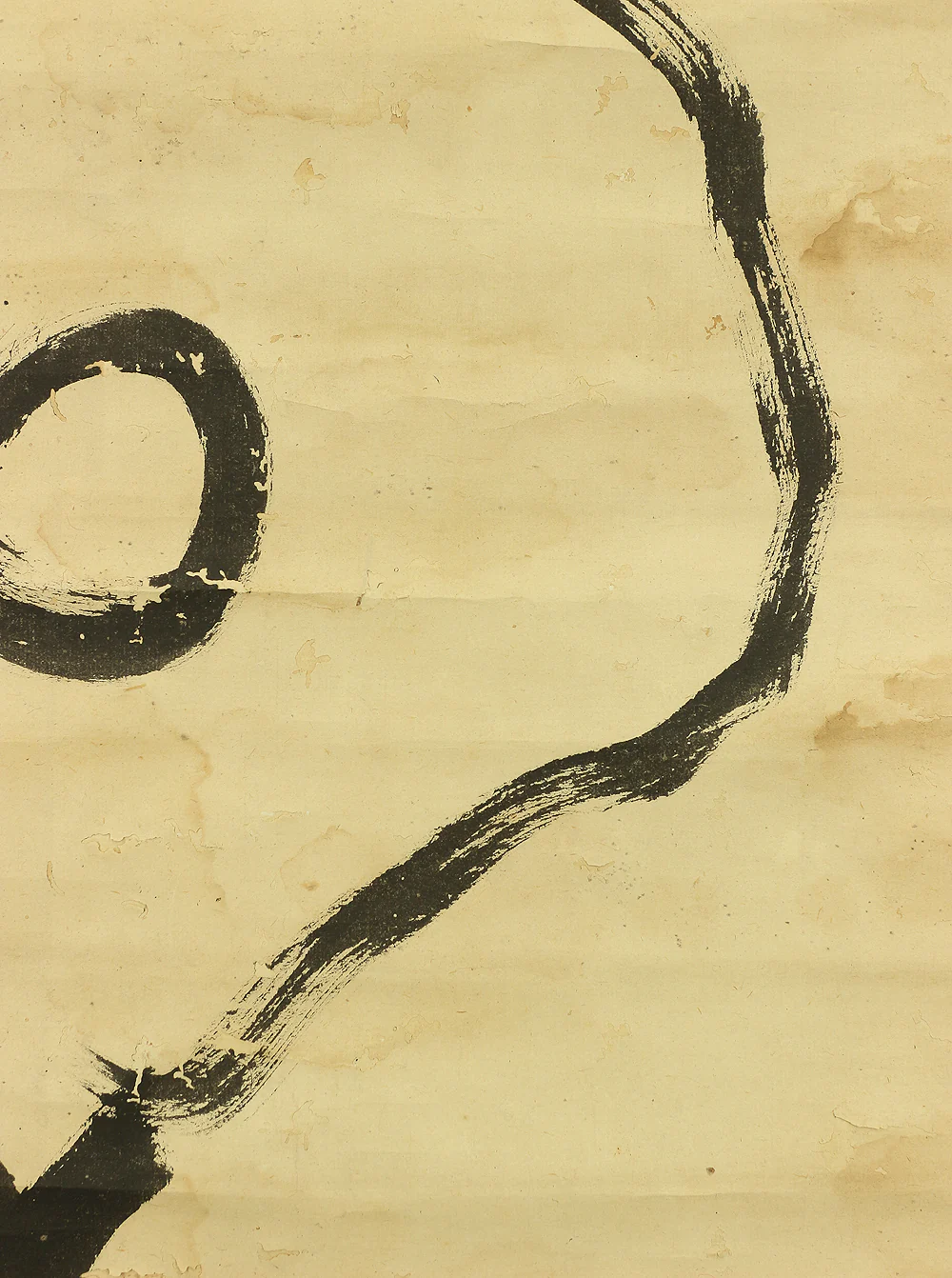 山岡鉄舟 Yamaoka Tesshu (1836-1888) Japanese antique art kakejiku kakemono wall hanging scroll / Skull 死而不亡者壽 RA547 - Image 12
