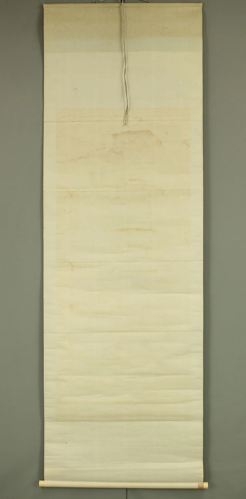 山岡鉄舟 Yamaoka Tesshu (1836-1888) Japanese antique art kakejiku kakemono wall hanging scroll / Skull 死而不亡者壽 RA547 - Image 17