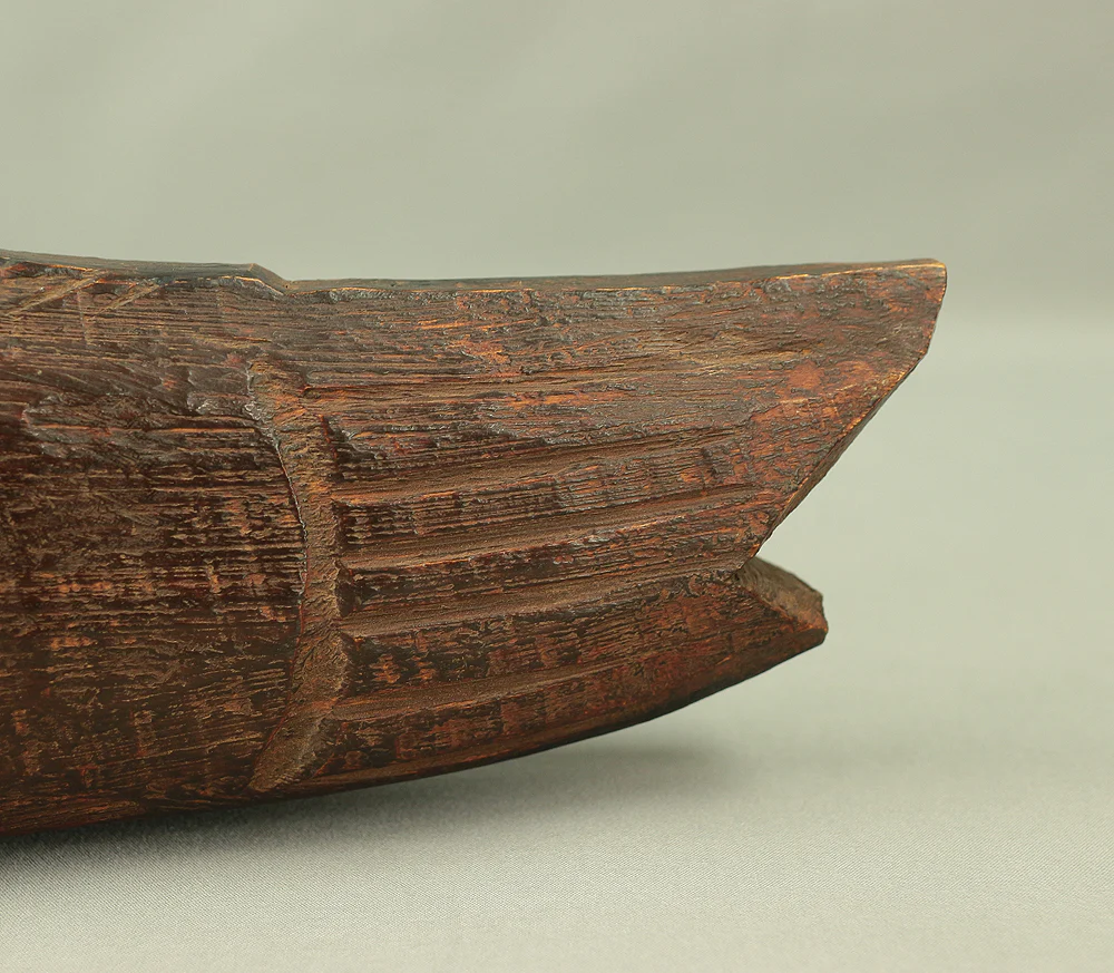 横山一夢 Yokoyama Ichimu (1911-2000) Inami Woodcarving Sculpture Okimono 'Fish' with Original Box (Tomobako) VA641 - Image 15