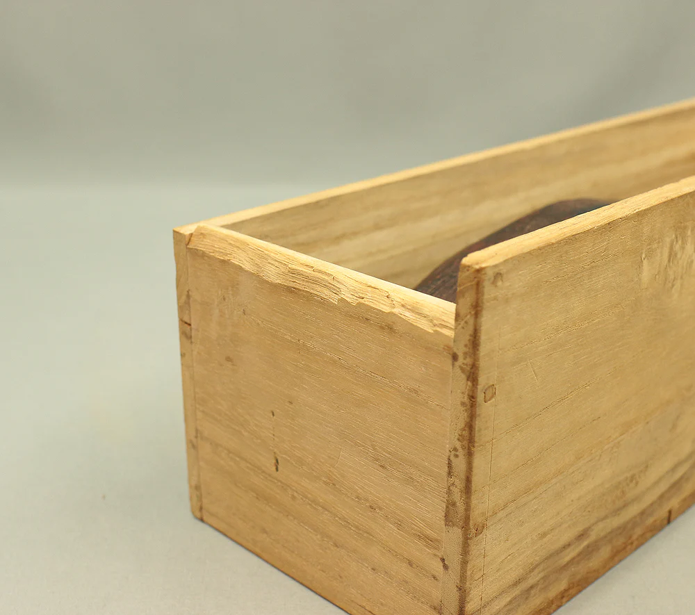 横山一夢 Yokoyama Ichimu (1911-2000) Inami Woodcarving Sculpture Okimono 'Fish' with Original Box (Tomobako) VA641 - Image 36