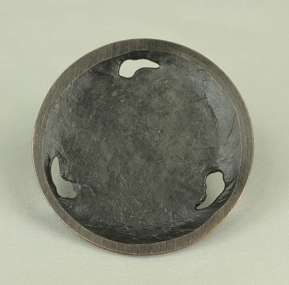 米田秀保 Yoneda Shuho (b1937) 'Dragon Holding Crystal Ball' Silver Inlay Casting Copper Tripod Koro Incense Burner Censer with Box VA246 - Image 40