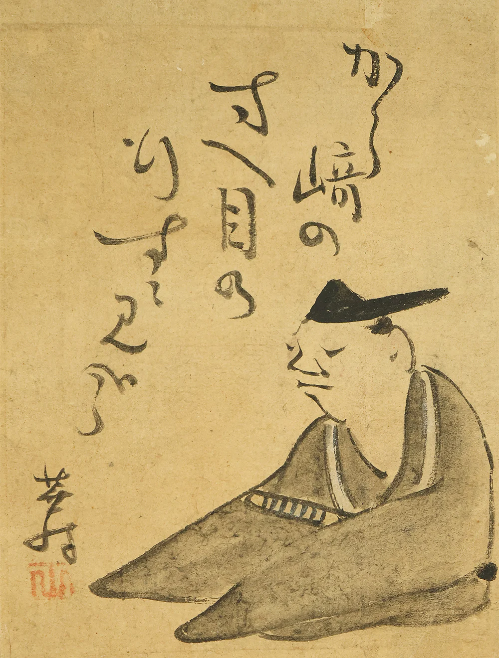 与謝蕪村 Yosa Buson (1716-1784) Japanese antique art Drawing Picture Album / Haiku and Eight Poets OW444 - Image 27