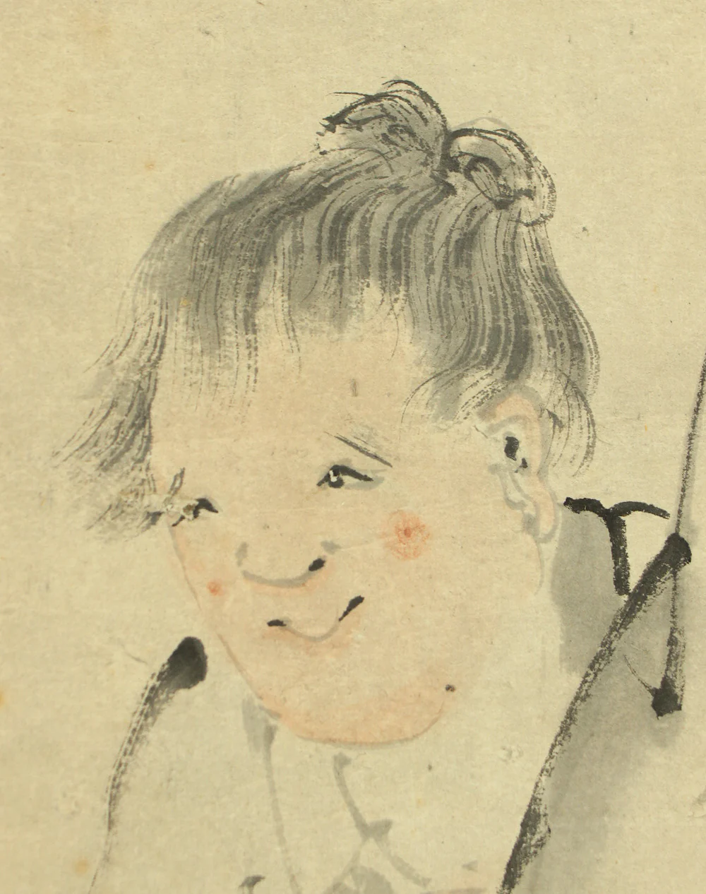 与謝蕪村 Yosa Buson (1716-1784) Japanese antique art kakejiku kakemono wall hanging scroll / 高士従僕 - Wise Man and Servant  with Box RD553 - Image 15