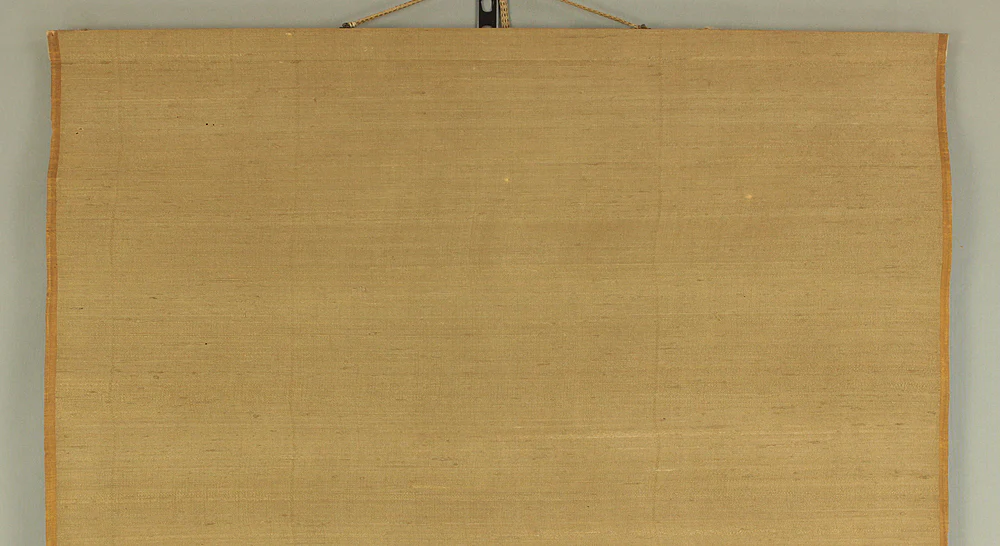 与謝蕪村 Yosa Buson (1716-1784) Japanese antique art kakejiku kakemono wall hanging scroll / Early Summer Sansui Landscapes Mountain Village House and Travelers with Box RD731 - Image 3