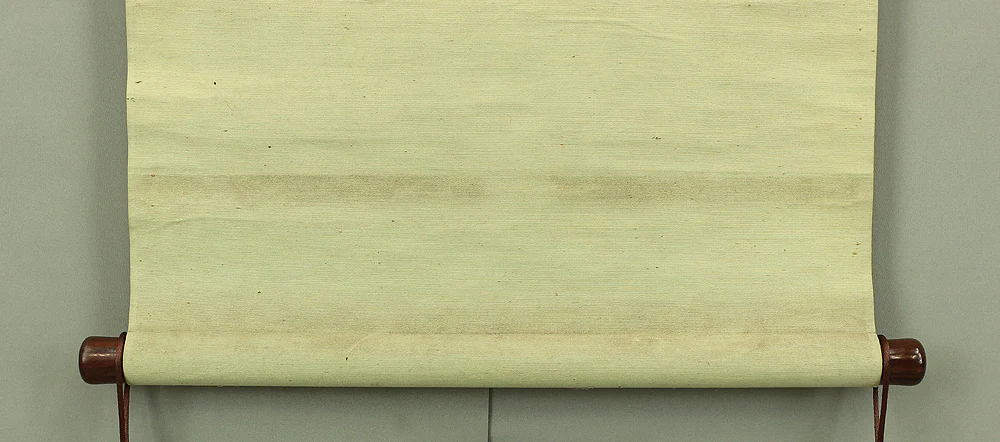 与謝蕪村 Yosa Buson  (1716-1784) Japanese antique art kakejiku kakemono wall hanging scroll / Pots A430 - Image 10