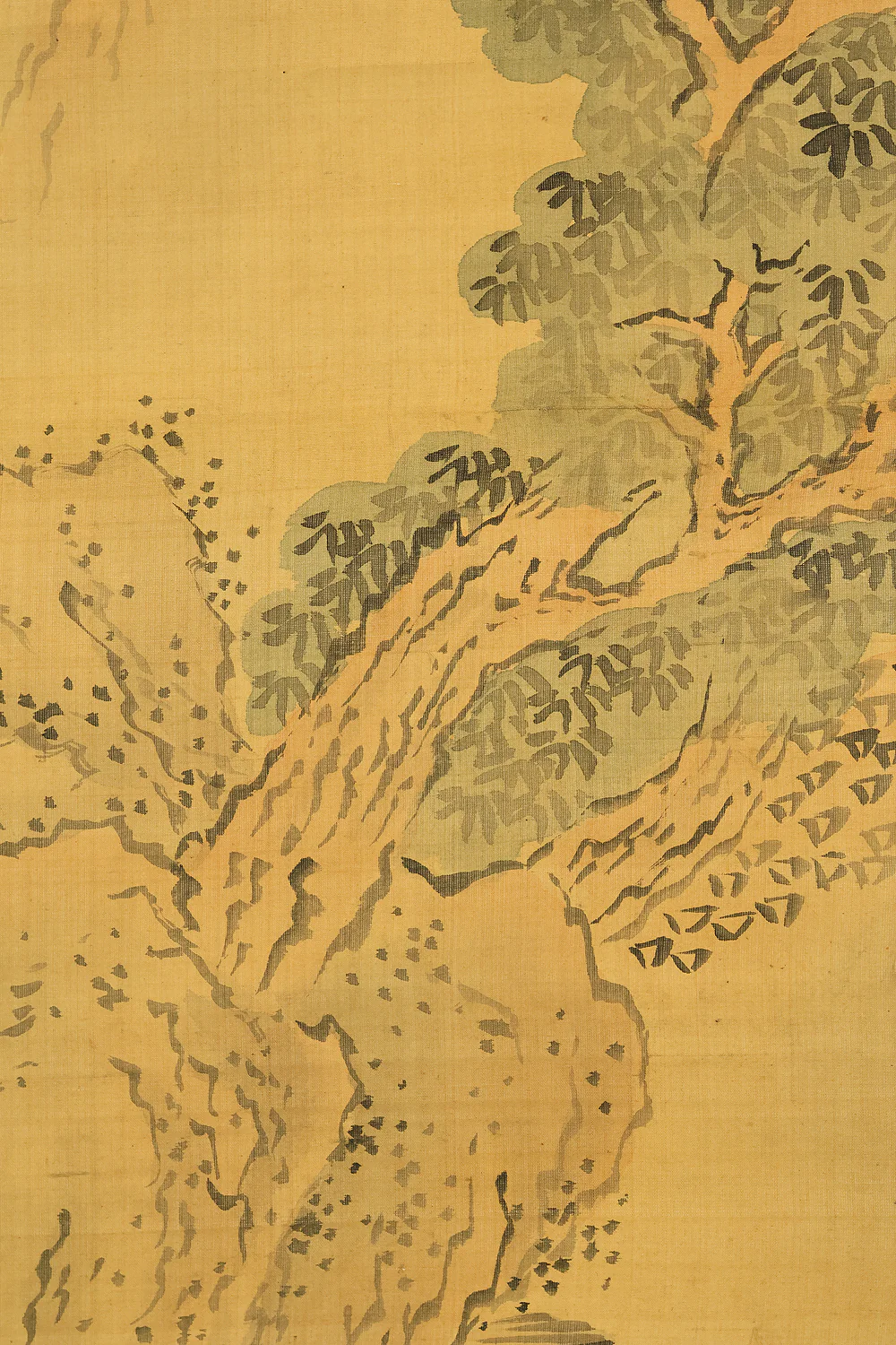 与謝蕪村 Yosa Buson (1716-1784) Japanese antique art kakejiku kakemono wall hanging scroll / Sansui Landscapes Traveller on Mountain Path with Box RD868 - Image 12