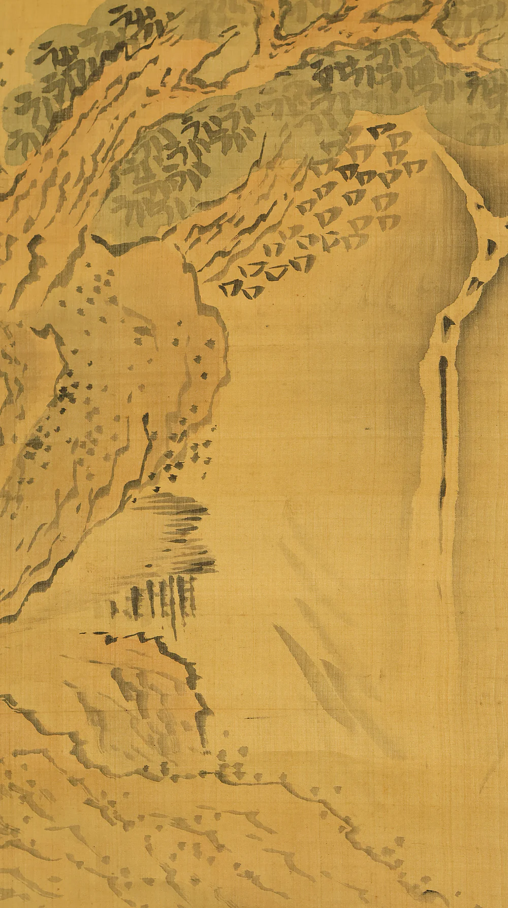 与謝蕪村 Yosa Buson (1716-1784) Japanese antique art kakejiku kakemono wall hanging scroll / Sansui Landscapes Traveller on Mountain Path with Box RD868 - Image 13